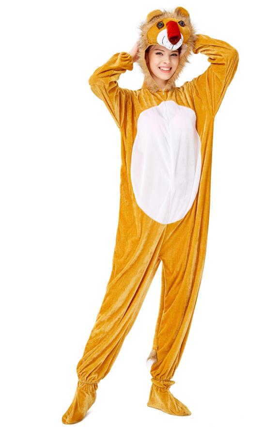 F1933 Unisex Funny Animal Circus Bodysuit Cosplay Pajama Halloween Costume